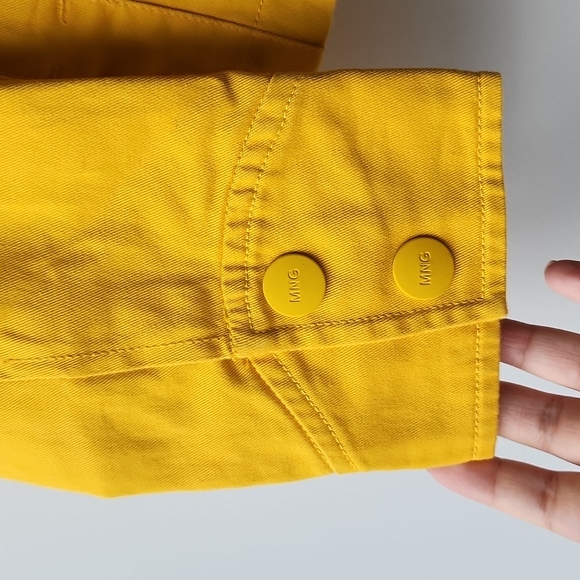 Mango Bright Cotton Tie Jacket - Picture 5 of 8